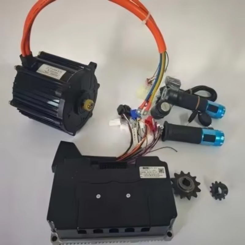 طقم محرك مركزي 72 فولت 5000 وا - مراجعة Mid Drive Motor Kit 72V 5000W وسعره