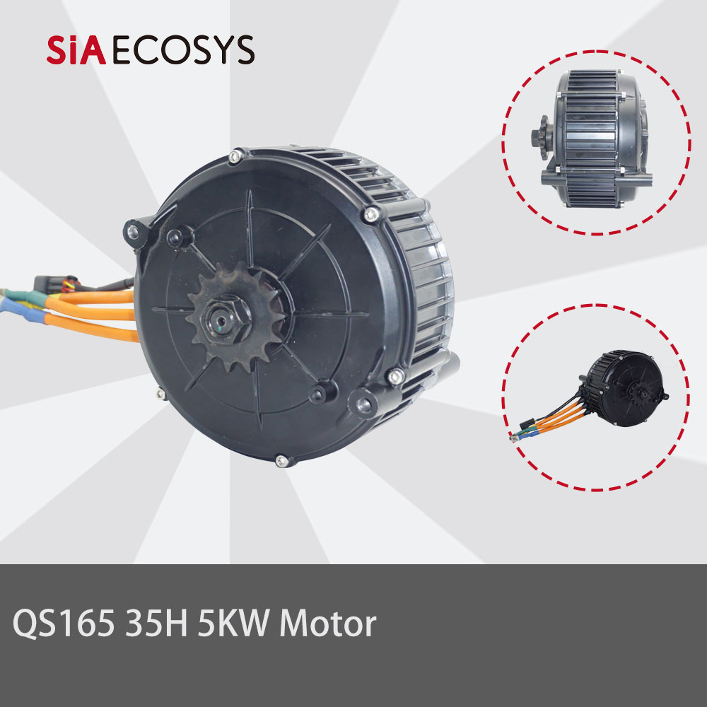 QSMOTOR QS165 5000W 35H PMSM م - مراجعة Fardriver Nd72850 Controller وسعره