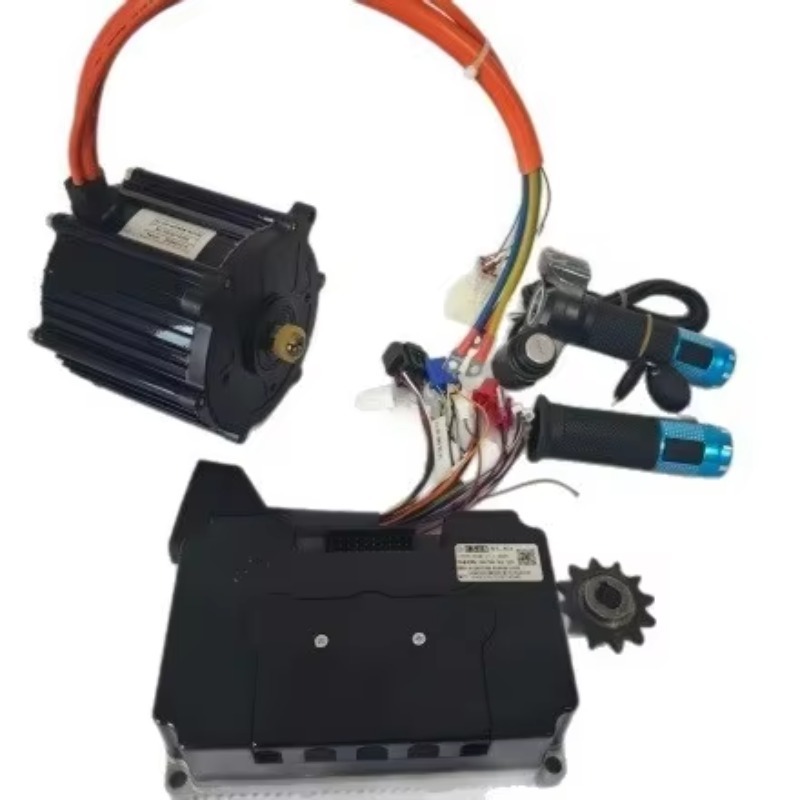 محرك وسطي بقوة 5000 واط، 72 فو - مراجعة Mid Drive Motor Kit 72V 5000W وسعره